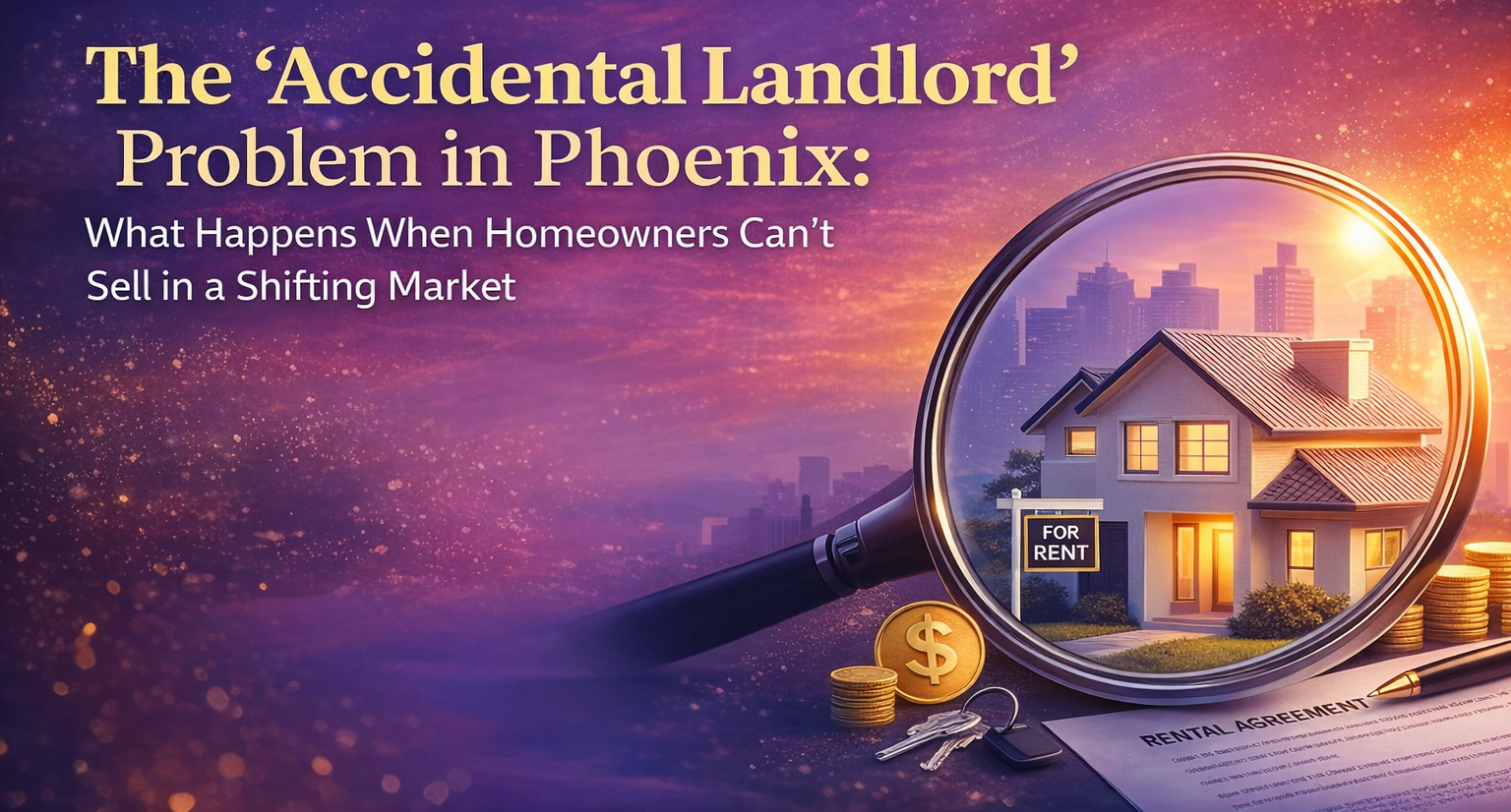 The 'Accidental Landlord' Problem in Phoenix: What Happens When Homeowners Can't Sell in a Shifting Market